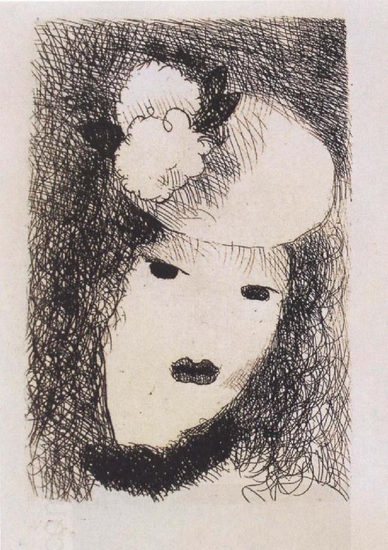 Marie Laurencin Woman wearing the hat China oil painting art